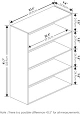 Estantería abierta de 4 niveles - Modelo Pasir