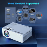 Proyector 1080P, portátil, WiFi 5G, compatible 4K, Tripod