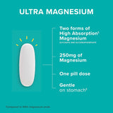 Suplemento de Magnesio Qunol, 250mg, 60 Cápsulas