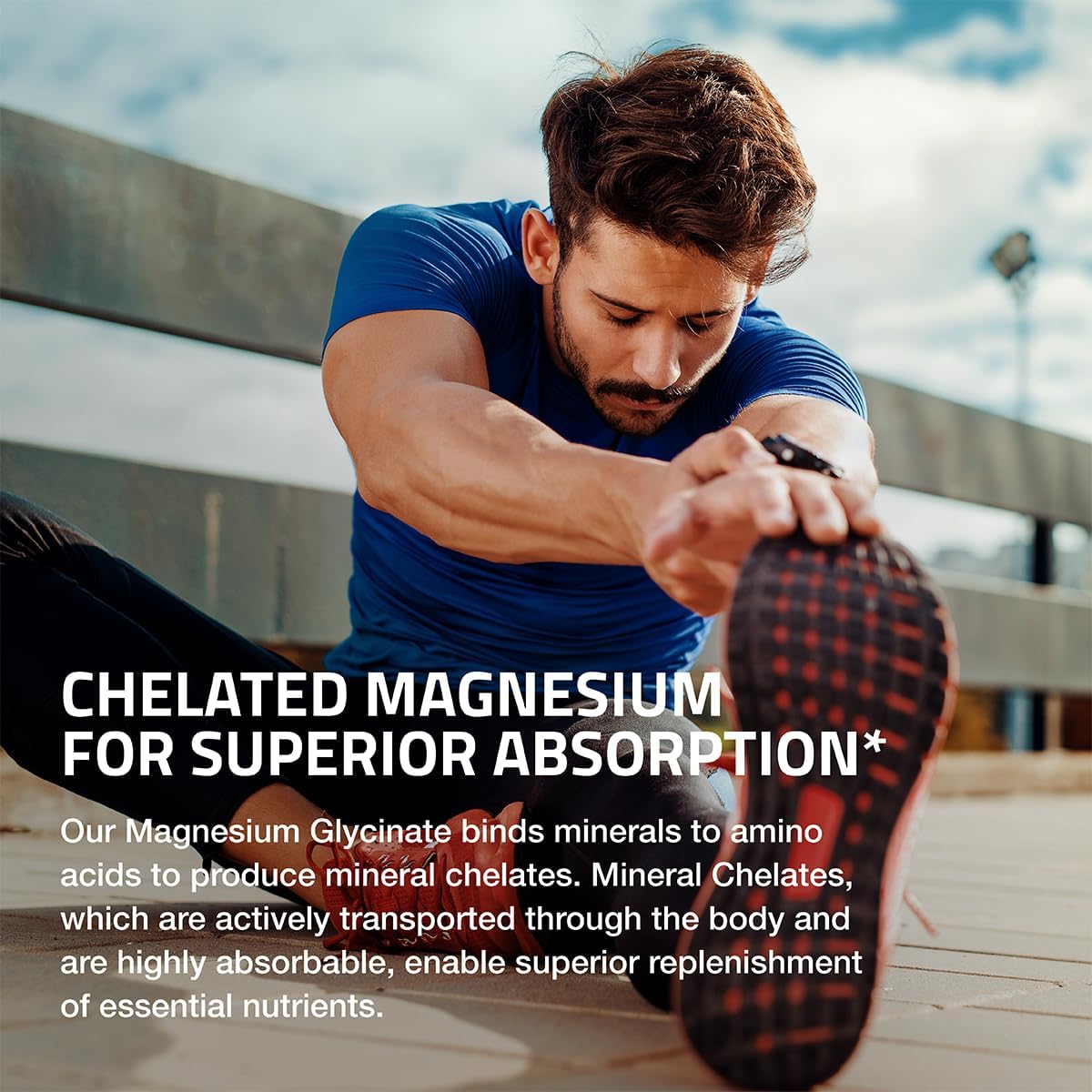 Bronson Magnesio Glicinato 200mg, Alta Absorción, 60 Cápsulas