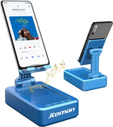 Soporte para teléfono con altavoz JTEMAN color azul
