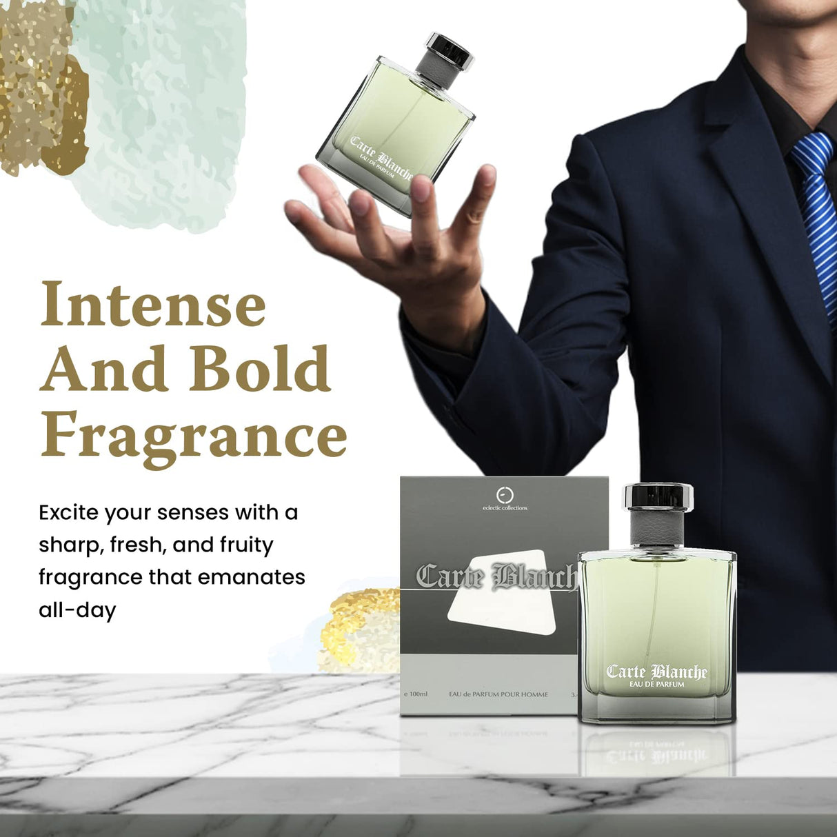 Perfume Eau de Parfum para hombre 3.4 onzas líquidas