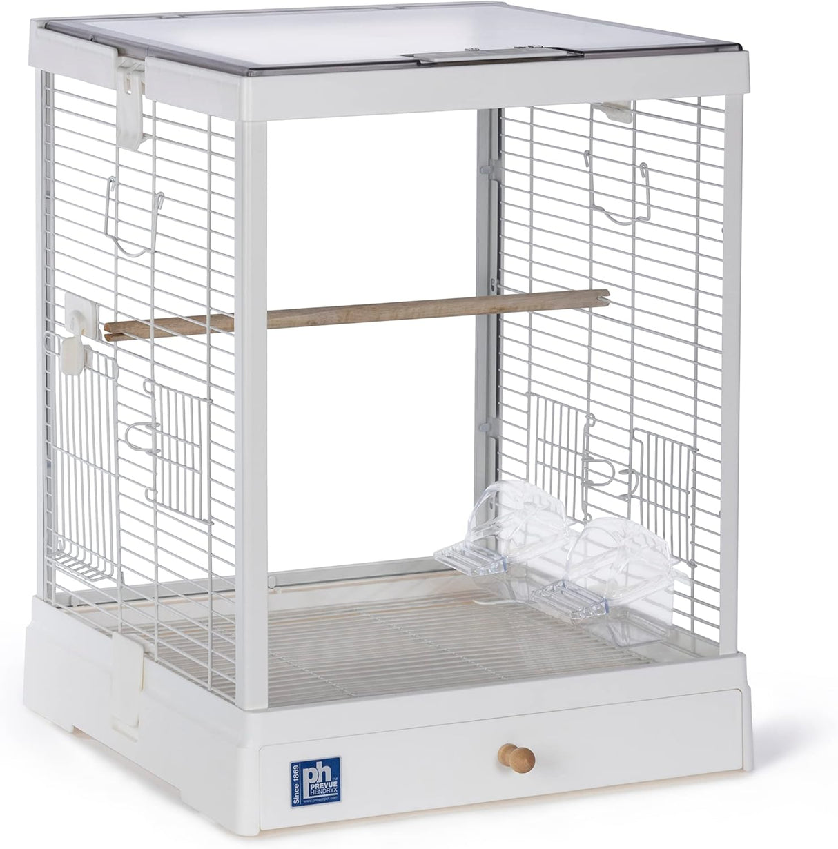 Jaula para pájaros de cristal para pájaros pequeños