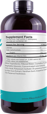 Vitamina B2 líquida (riboflavina) 16oz  dietético líquido
