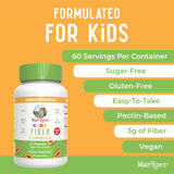 Suplemento nutricional sin azúcar prebiótico, para niños
