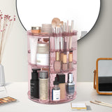 Organizador de maquillaje giratorio con 8 capas ajustables