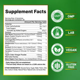 Gomitas Ashwagandha 10 en 1 para Estrés e Inmunidad - 60u