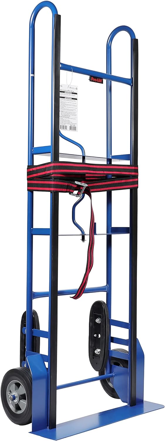 Carretilla Industrial Pro Lift, Capacidad 800 lbs, Mango Vertical
