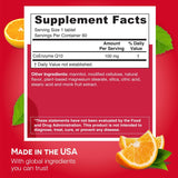 Suplemento soluble de CoQ10 100 mg sin azúcar para 2 meses