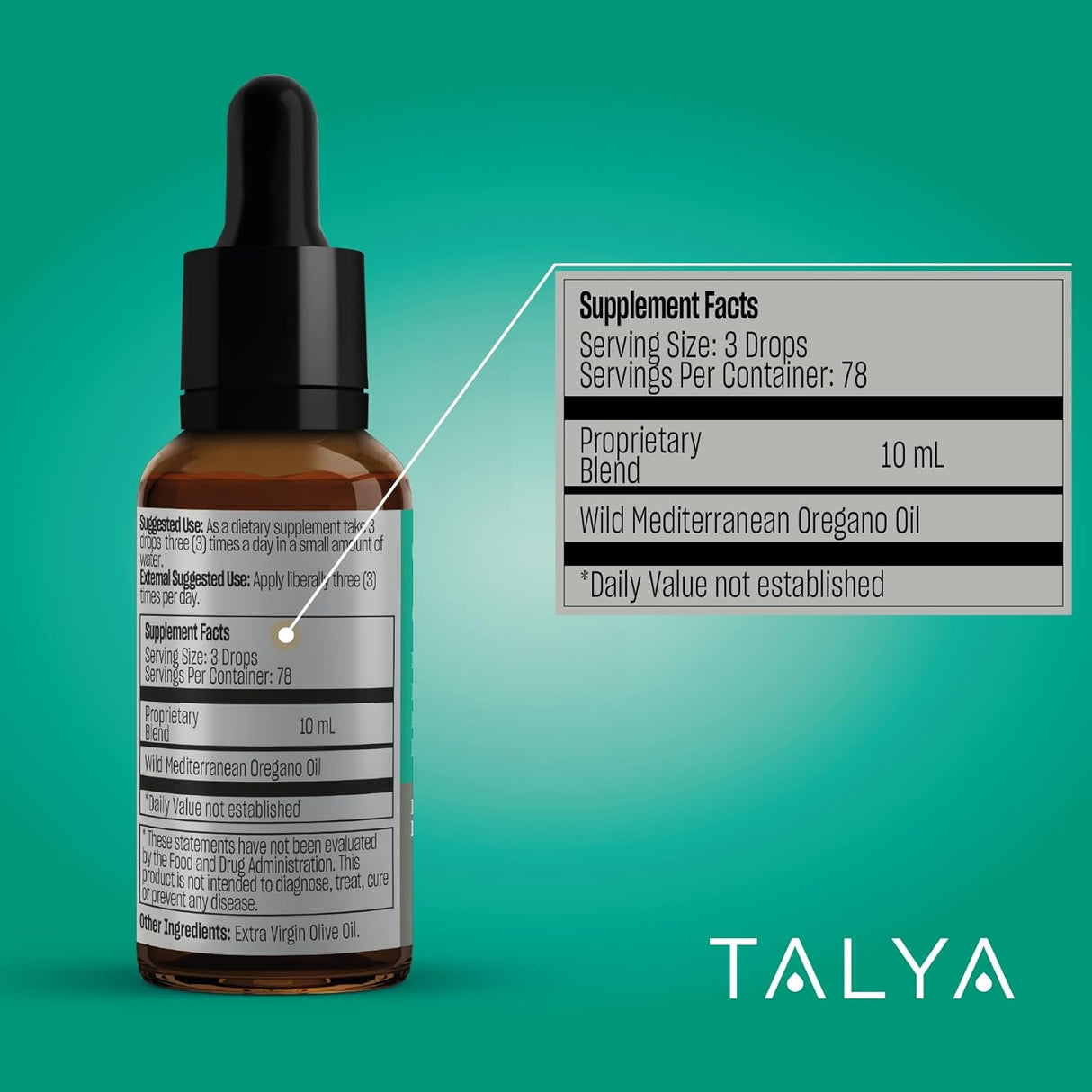 Aceite de Orégano Líquido | Apoyo Inmune, Salud Digestiva