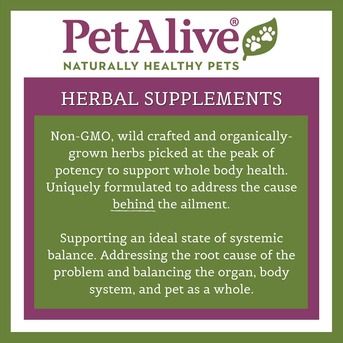Suplemento Herbal PetAlive para Riñones y Urinario 59 mL