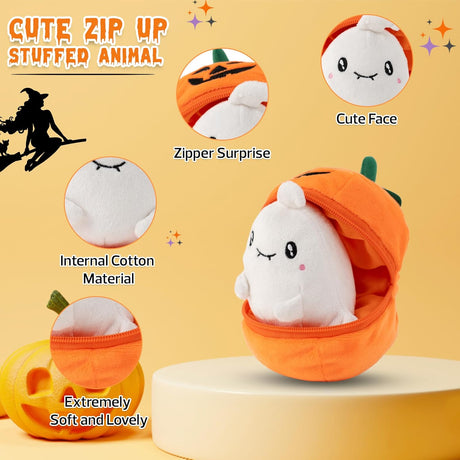 Peluche Fantasma con Bolsa - Decoración Halloween - Edición Especial
