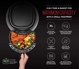 Freidora de aire CHEFMAN 3.6 Qt, digital, fácil de usar, incluye recetario