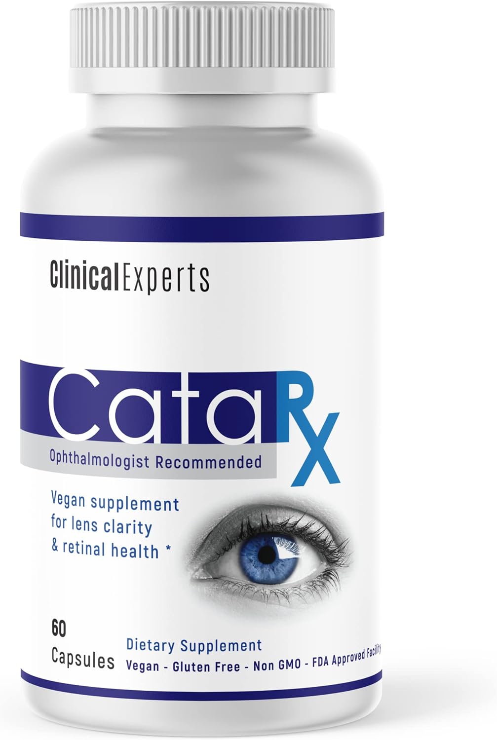 Vitaminas oculares de apoyo macular para la visión veganas