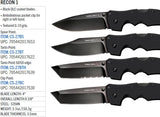 Cuchillo táctico plegable S35VN 4 con mango G-10 Tri-Ad