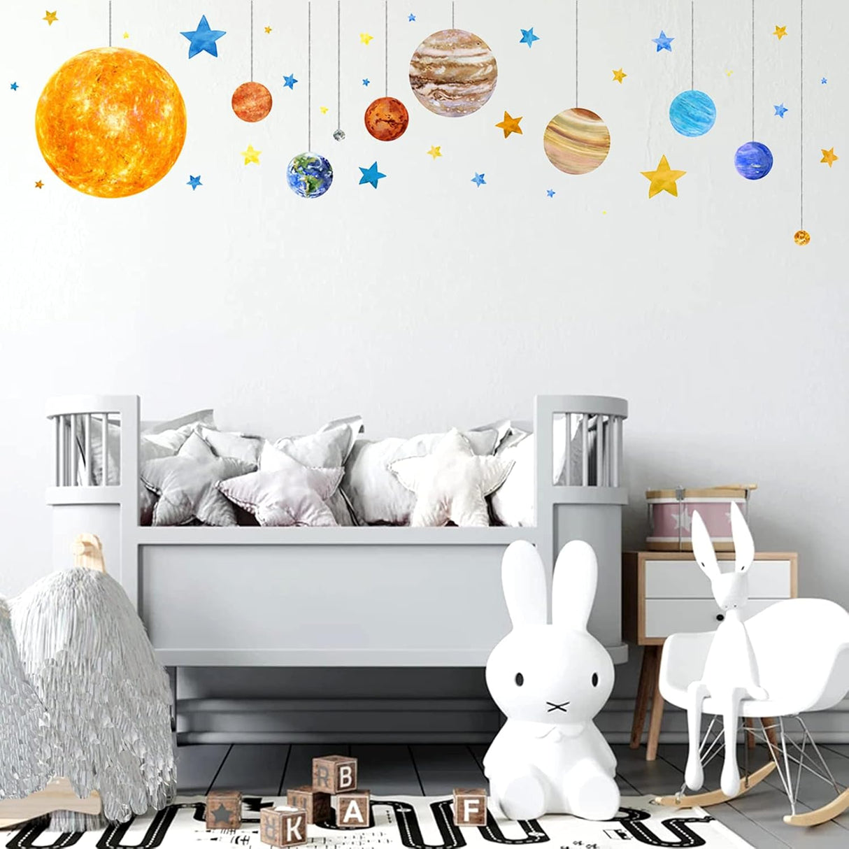 Stickers de Planetas y Espacio, Decoración Infantil, Modelo XYZ