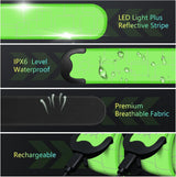 Brazaletes LED Recargables para Correr 2024 Ajustables