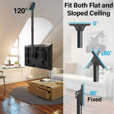 Soporte de TV de Techo MOUNTUP, Ajuste Altura MU0040