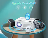 Proyector TMY 1080P WiFi y Bluetooth, Pantalla 100” Incluida