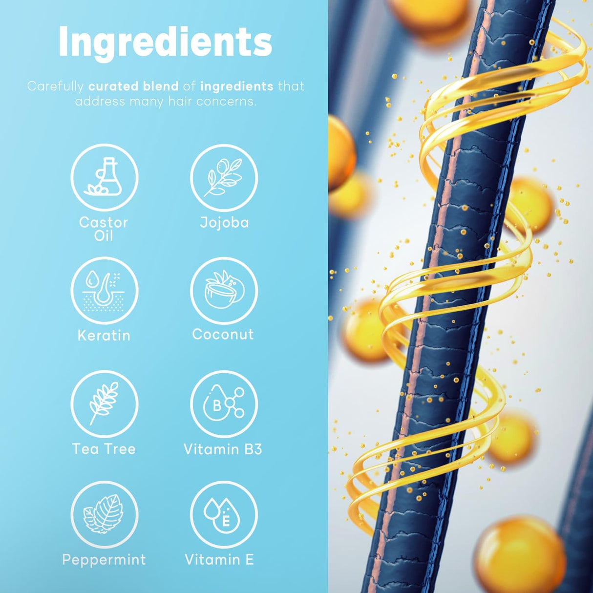 INFINA ESSENTIALS Biotin Champú y acondicionador 2 en 1 .