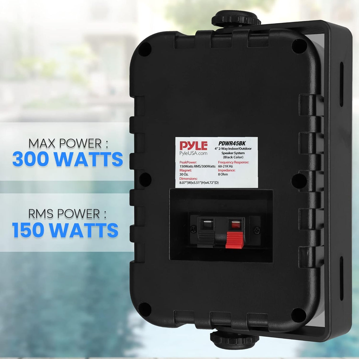 Parlantes o altavoz para interiores PYLE-HOME PDWR45BK