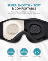Auriculares para dormir MUSICOZY, Bluetooth 5.2, modelo 3D