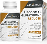 Suplemento de glutatión reducido de 1000 mg con vitamina C