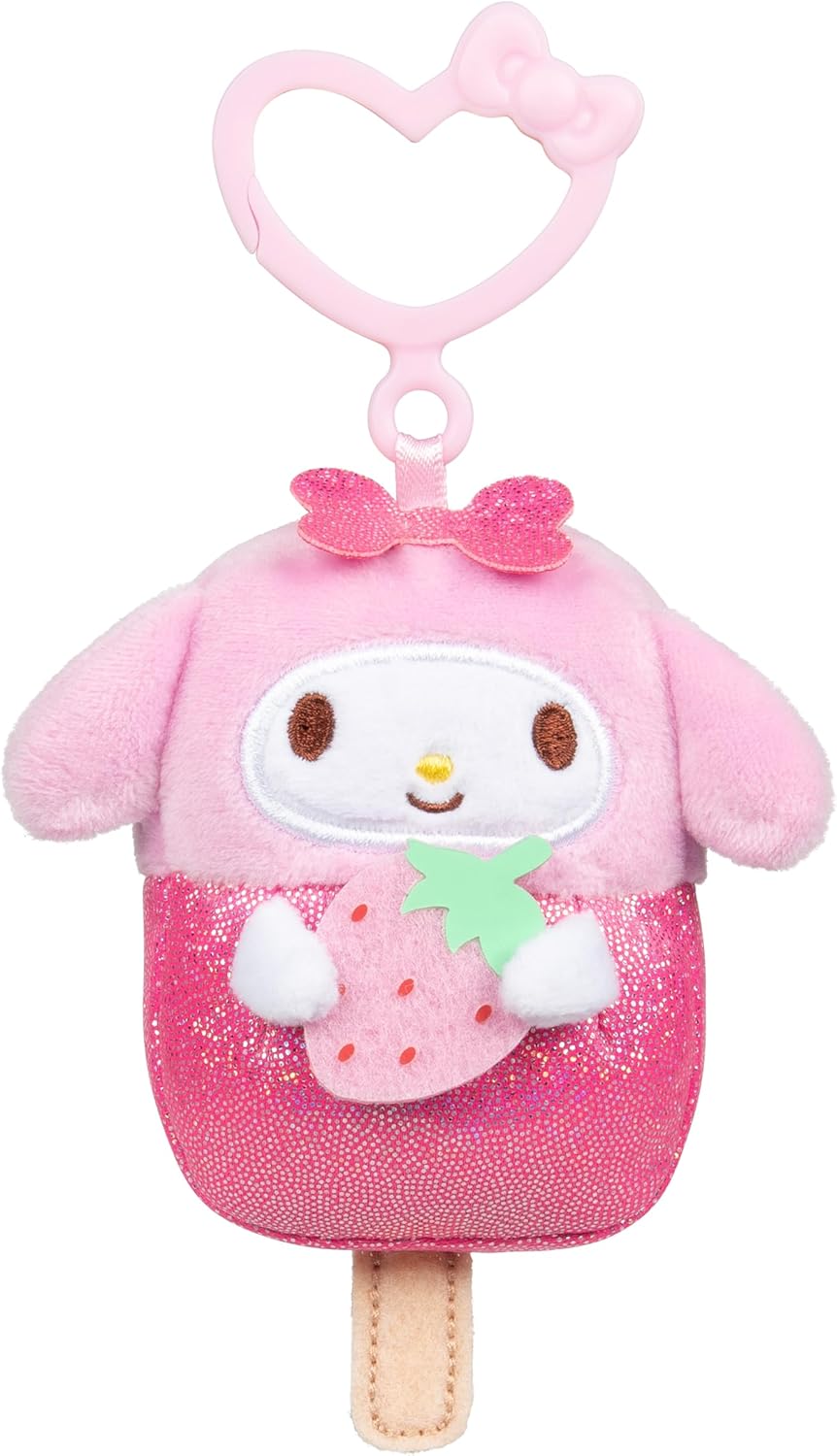 Peluche Clip-On Hello Kitty y Amigos 4-Pack - Sanrio Jazwares