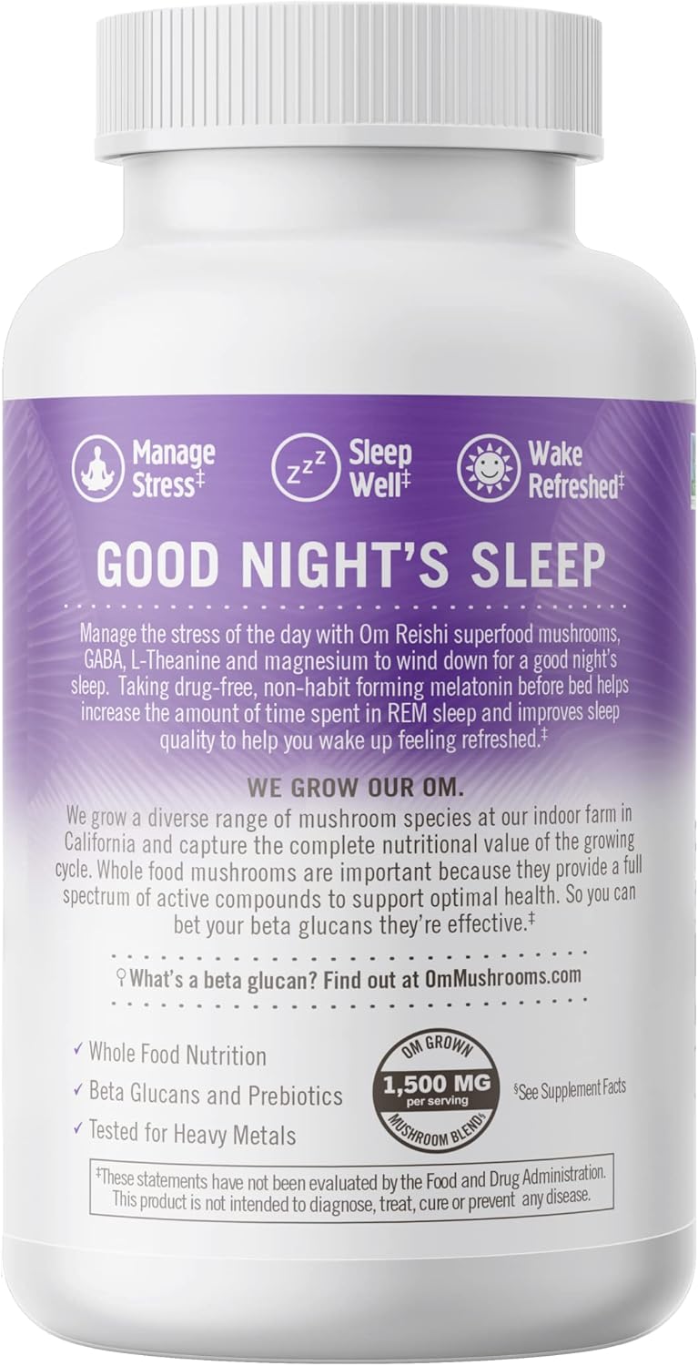 Suplemento Superfood Cápsulas de hongos para dormir 90 und