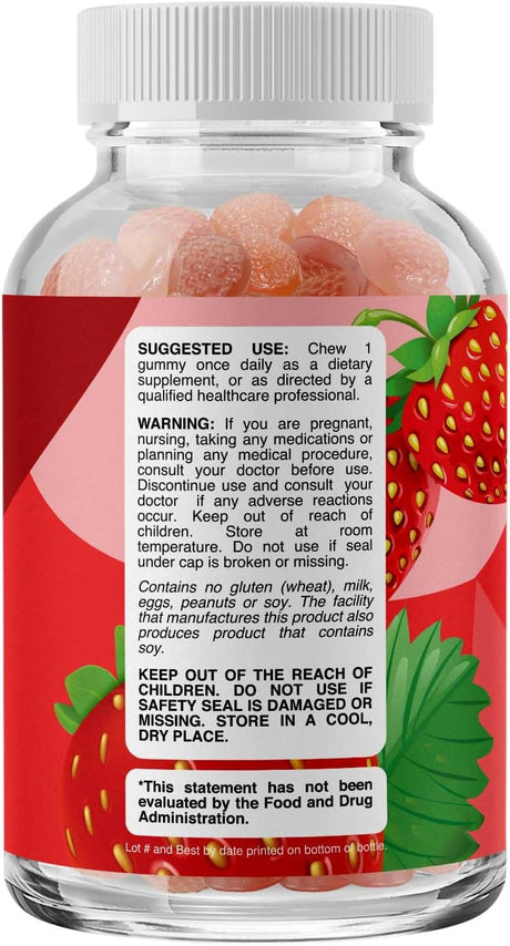 Gomitas de Complejo B para Adultos y Niños, 60 unidades