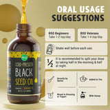 Aceite de Semilla Negra MAJU, 100% puro, 8 oz, Thymoquinona 3x