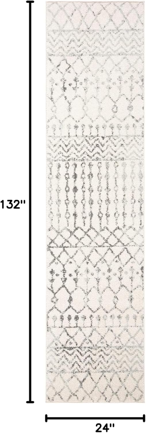 Alfombra Runner Tulum, Diseño Boho Marroquí, Modelo TUL270A