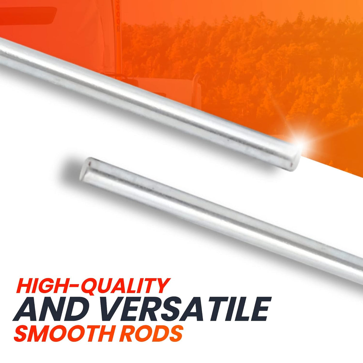 Barras de Acero Zincadas AR-PRO 5/8” x 36” para Carretillas 4005BC