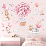 Adhesivos de Pared Decalmile Animales Globos para Niños