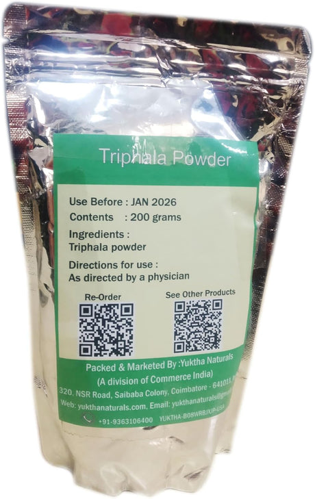 Suplemento Naturals Triphala Powder Churna  Powder 200g