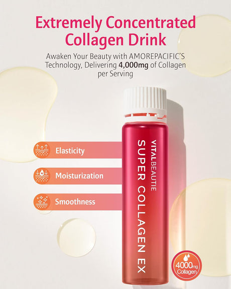 Suplemento  Super Collagen (EX, 28 porciones) marino líquido