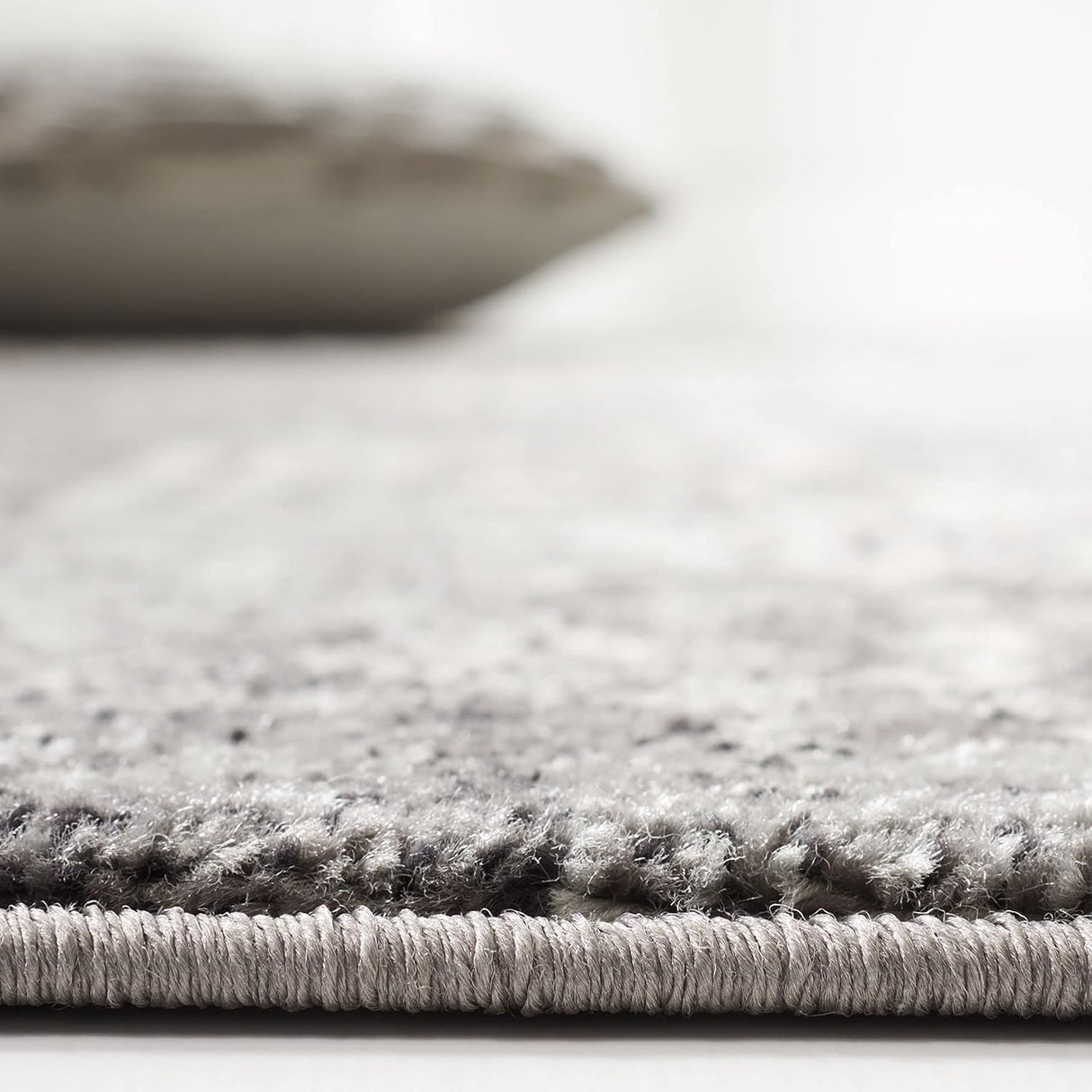Alfombra de Área Cuadrada, Diseño Oriental, Fácil Cuidado, EVK256D
