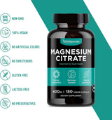 Suplementos Alimenticios de citrato de magnesio en polvo