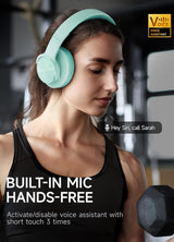 Auriculares Bluetooth Over Ear, 120H Autonomía, 3 Modos EQ