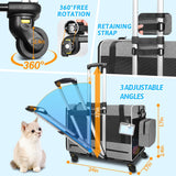 Transportín Extra Grande con Ruedas Petskd para Mascotas