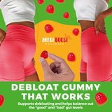 Suplementos soluble de gomita vegana con inulina
