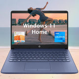 Laptop HP 14'' HD, 16GB RAM, 64GB eMMC, Intel N4120