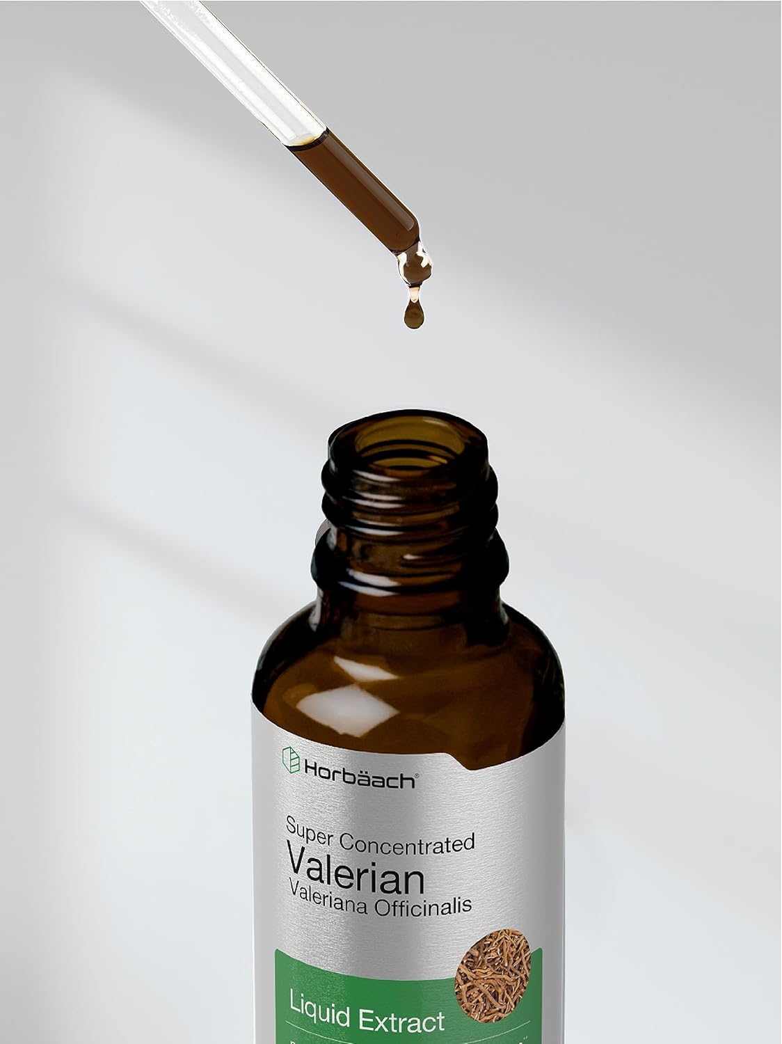 Suplemento Horbaach  Gotas de extracto de raíz de valeriana