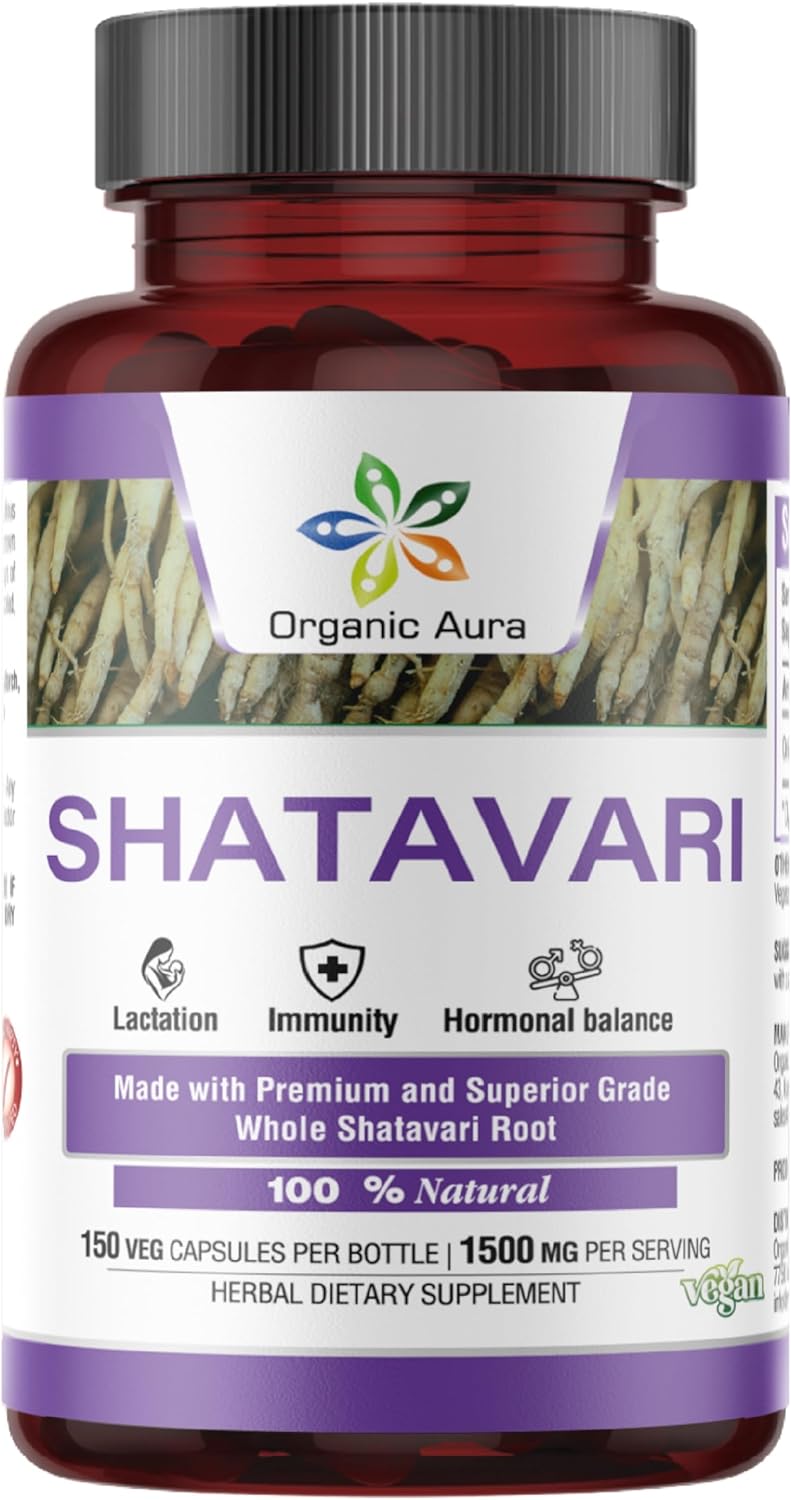 Suplemento Cápsulas Shatavari. 120 cápsulas vegetales HPMC