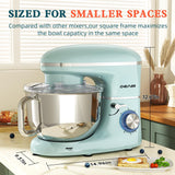 Batidora de pie Cheflee, 600W, 6.5QT, gancho, batidor, modelo 600P