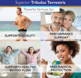 Suplemento Tribulus Terrestris bloqueador de cortisol 180u