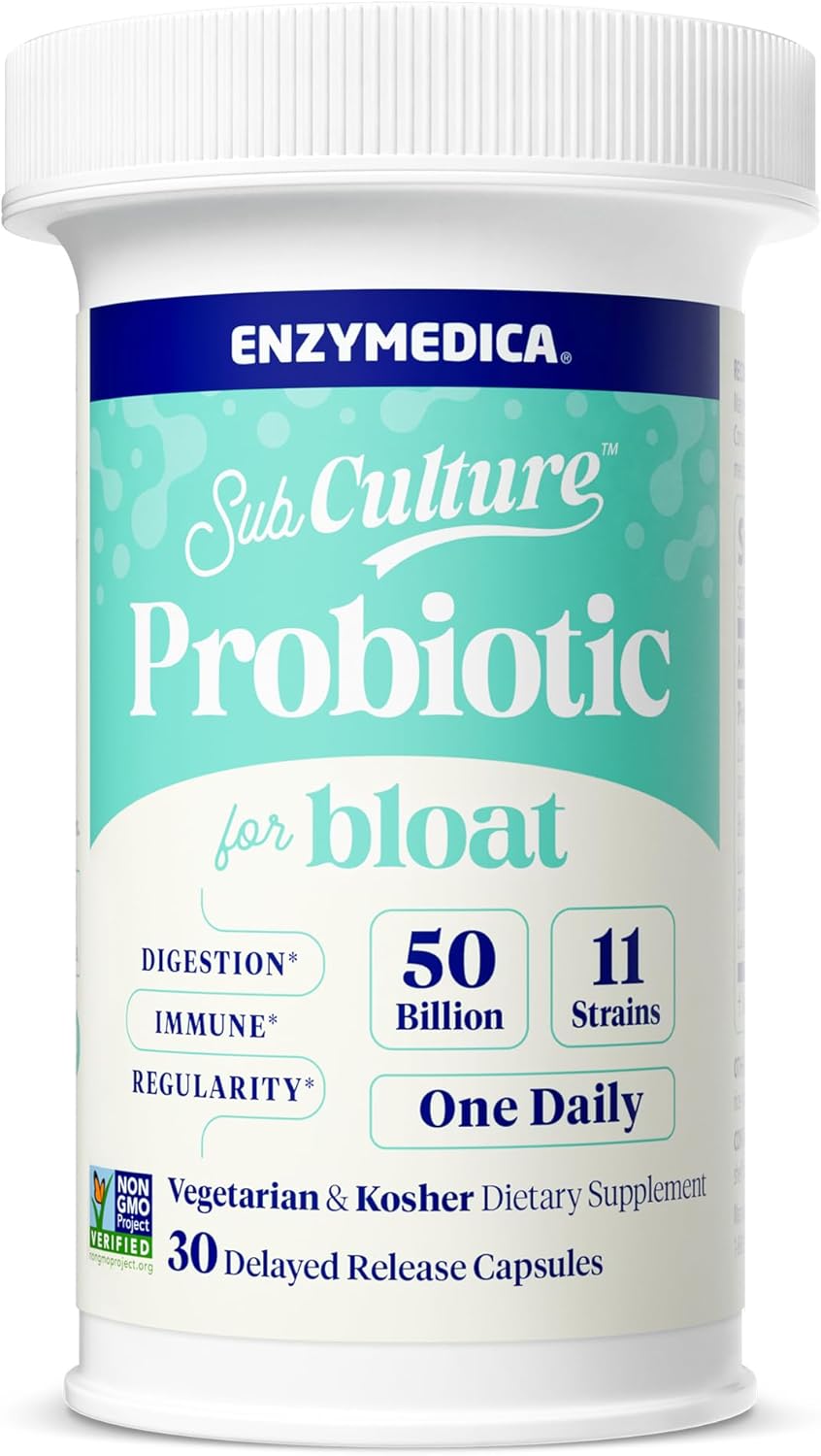 Enzymedica Probióticos SubCulture 50B CFU, 30 cápsulas