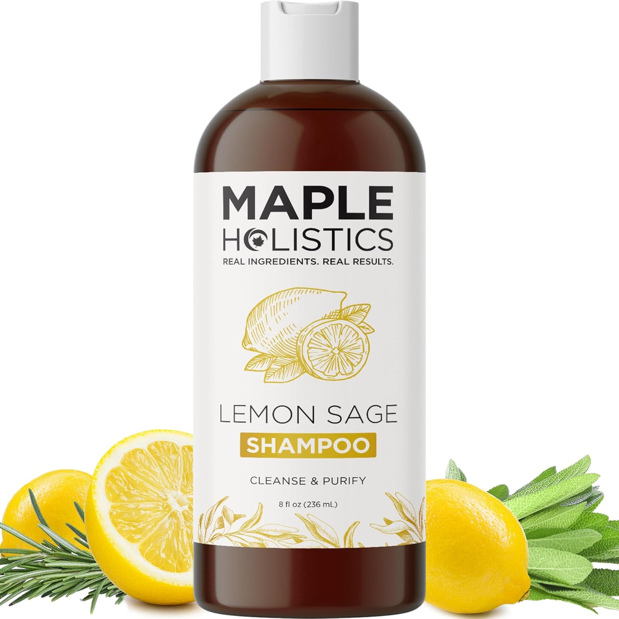 Champú sin sulfato para cabello graso Maple Holistics