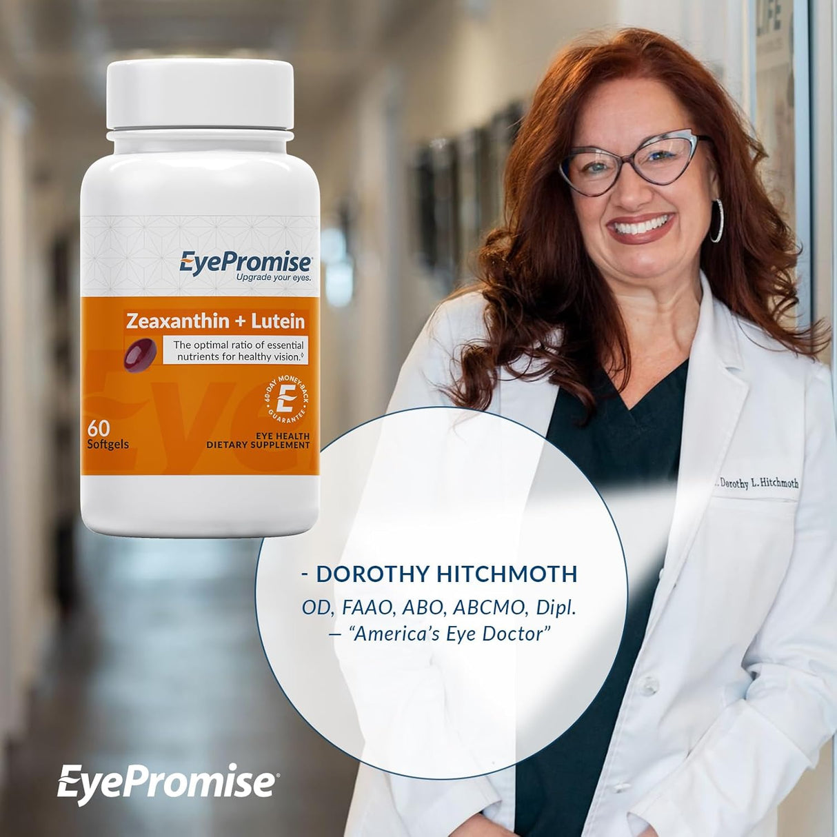 Suplemento Zeaxantina + Vitamina del ojo de luteína macular