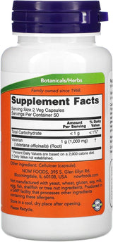 Now Foods Raíz de valeriana 100 capsulas